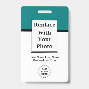 Budget Business Employee Photo Badges And Barcode