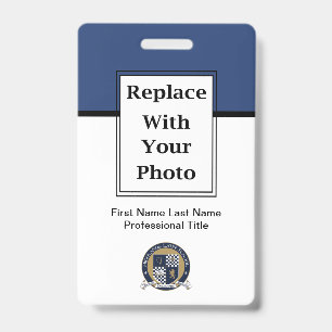 Budget Business Logo Employee Badges And Barcode