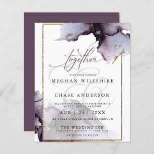 Budget But Beautiful Abstract Amethyst Purple