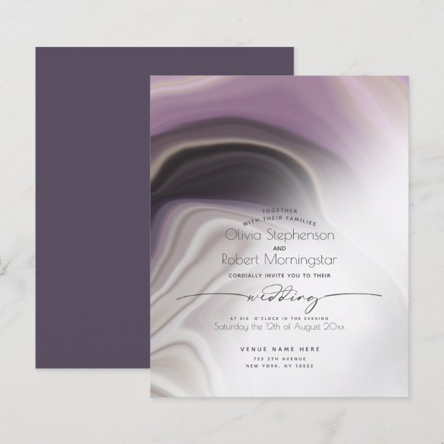 Budget But Beautiful Dusty Plum Agate (Front/Back)