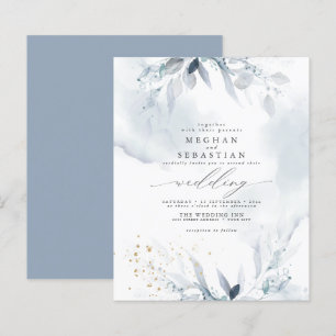 Budget But Beautiful Elegant Blue Watercolor