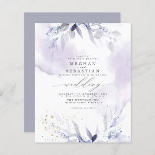 Budget But Beautiful Elegant Violet Watercolor