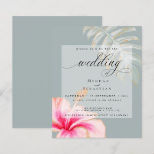 Budget But Beautiful Wedding Pink Hibiscus