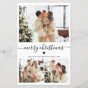 Budget Cardiaque Script 3 Photo Collage Carte de N