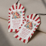 Budget Carnival Circus Show & Animals Birthday Gift Tags<br><div class="desc">Budget Carnival Circus Show & Animals Birthday Gift Tags Step right up and get ready for a spectacular celebration! This whimsical and colourful product features a playful circus theme, complete with adorable balloon, big top tents, and carnival elements. This budget choice will ensure that your guests will be impressed and...</div>