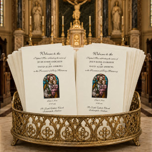 Budget Catholic Wedding Program