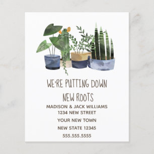 Budget Change of address Moving Announcement