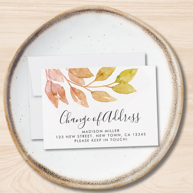  Budget Change of Address Moving Announcement Card (Creator Uploaded)