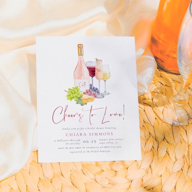 Budget Cheers to Love Wine Tasting Bridal Shower (Creator Uploaded)