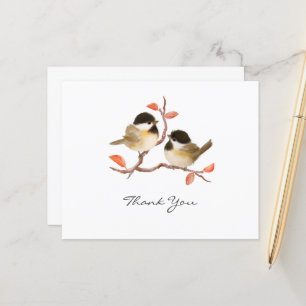 Budget Chickadees Bird Toutes les occasions Carte 