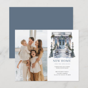 BUDGET Christmas Door Moving Photo Holiday Card