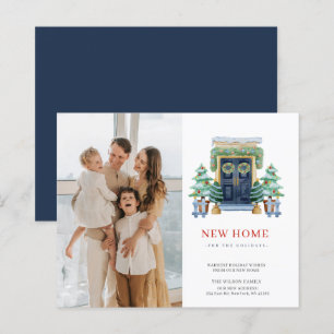 BUDGET Christmas Door Moving Photo Holiday Card