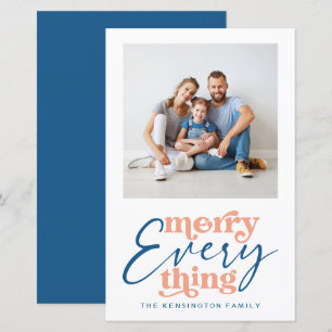 Budget Christmas Merry Everything Holiday Photo