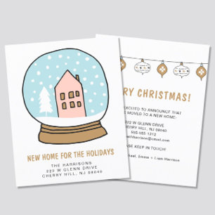 Budget Christmas New Home Holiday Card