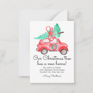 Budget Christmas Tree New Home Car Script Moving Card