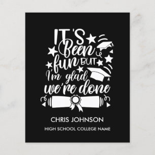 BUDGET Class of 2022 Graduation Invitation Card