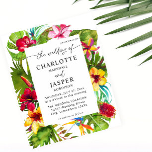 Budget Colourful Tropical Floral Flyer