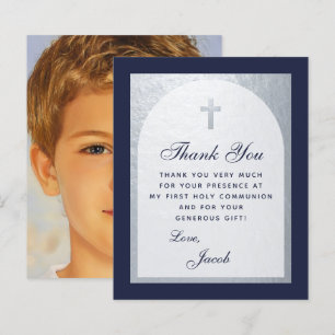 Budget Communion Marine Blue Silver Carte de remer