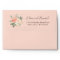 Budget Coral Peach Floral A7 Envelope