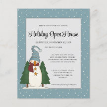 Budget Country Christmas Snowman Open House