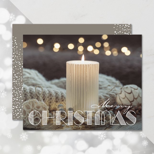 Budget Cozy Merry Christmas Greeting Card (Creator Uploaded)