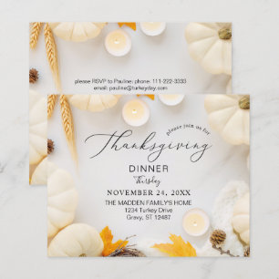 Budget Cozy Thanksgiving Dinner Pumpkin