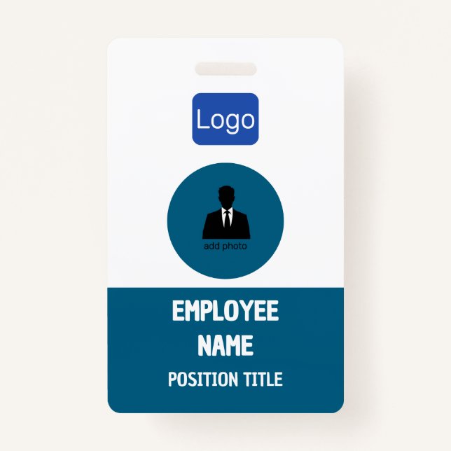 BUDGET CUSTOMIZE YOUR EMPLOYEE  BADGE (Front)