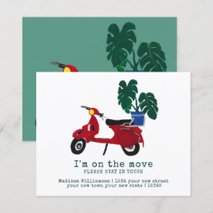 Budget Cute Moving Announcement   New Address