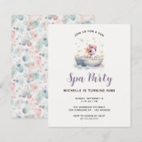 Budget Cute Pastel Pony Spa Day Kid Birthday Party