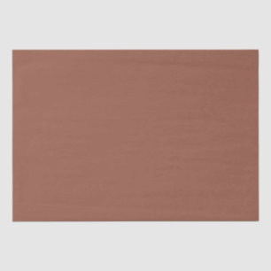BUDGET Dark Terracotta Monochrome Wedding Tissue Paper