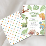 Budget Dinosaur Hatching Soon Baby Shower Invites<br><div class="desc">Budget Dinosaur Hatching Soon Baby Shower Invites Flyer</div>