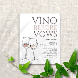 Budget Doodle Wine Vino Before Vows Bridal Shower