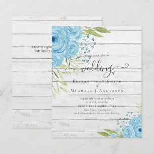 Budget Dusty Blue Flowers Lime Wedding
