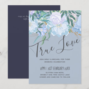 Budget DUSTY BLUE Foliage Wedding