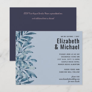 Budget DUSTY BLUE Foliage Wedding