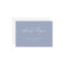 Budget Dusty Blue Script Wedding Thank You Cards