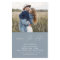 Budget Dusty Blue Typography Save the Date Photo