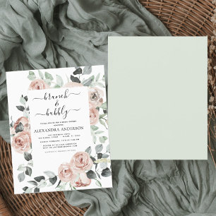 Budget Dusty Pink Brunch & Bubbly Bridal Shower