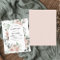 Budget Dusty Pink Greenery Wedding Invitations