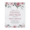 Budget Dusty Rose Floral Bridal Shower Invitation 