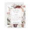 Budget Dusty Rose Save The Date Calendar Flyer