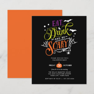 BUDGET Eat Drink and be Scary Halloween Bash Party