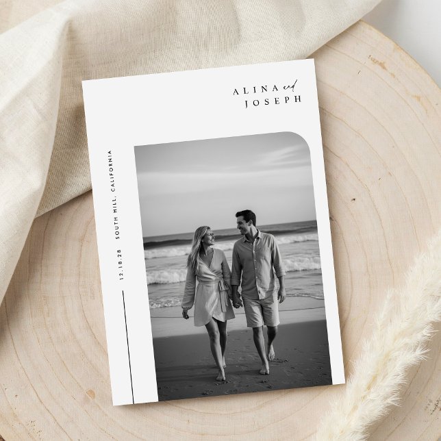 Budget Elegant Boho Photo Wedding Invites (Creator Uploaded)