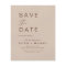 Budget Elegant Boho Save the Date Minimalist 