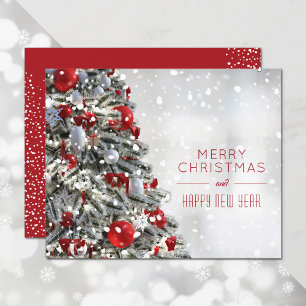 Budget Elegant Christmas Tree Holiday Card