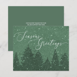 Budget Elegant Corporate Business Holiday Green