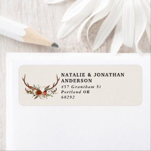 Budget élégant en terre cuite fleurie botanique