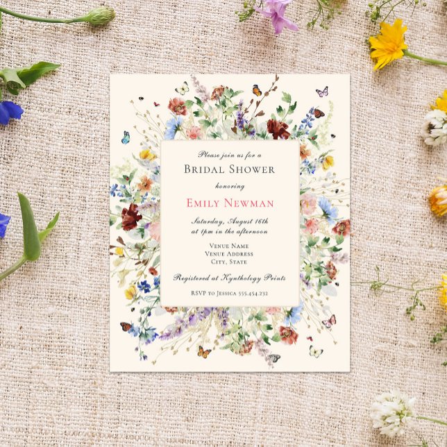  Budget Elegant Floral Butterfly Bridal Shower (Creator Uploaded)