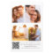 Budget Elegant Monogram QR Code Wedding Invitation