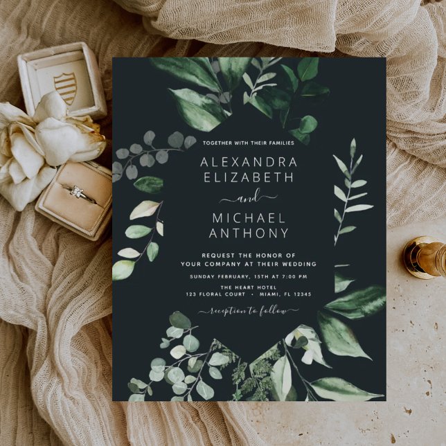 Budget Emerald Green Eucalyptus Greenery Wedding (Creator Uploaded)